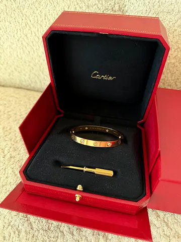 Cartier Love Bracelet with Screwdriver in Original Box (full set)