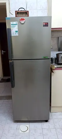 Used double-door Samsung fridge in good condition, 2-door refrigerator