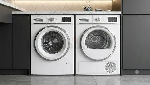 Siemens Front-Load Washer & Tumble Dryer Set – 9kg | Premium German Quality