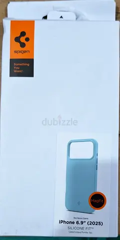 Spigen Silicone Fit MagFit Case for iPhone 6.9" (2025) - Light Blue, New Box