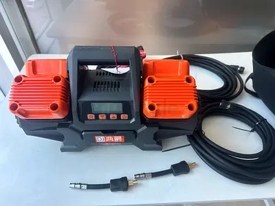 Heavy Duty 4-Cylinder 1200W Portable 12V Air Compressor / Desert Tyre Inflator (400L/Min)