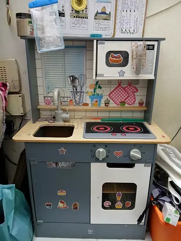 Wooden Play Kitchen Set - Used, Good Condition