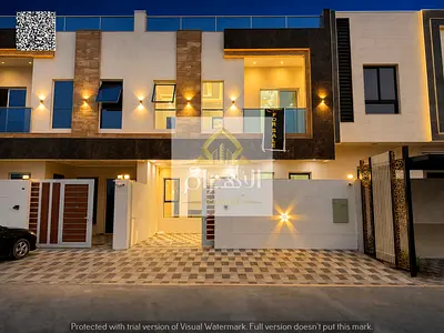 Luxury townhouse for sale in Al Yasmin, Ajman | 5 master bedrooms | Ground + First + Roof | Registration fees included