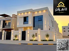 Directly behind services | Own a luxury corner villa in Al Zahia, Ajman | 5 master bedrooms | A grea