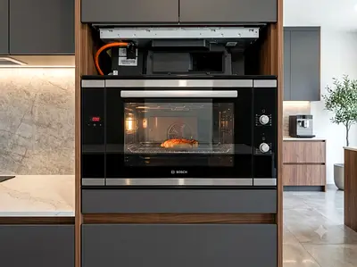 Bosch 90cm Built-in Full Electric Oven – Premium German Quality | Modern Design