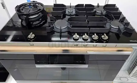 miele built-in electric oven latest model miele built-in top gas cooker latest model same like new
