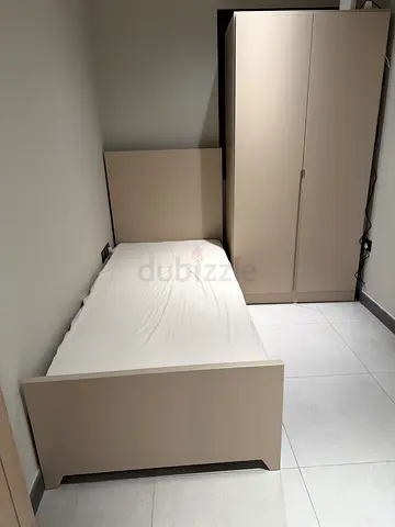 Brand New Single Bed, Mattress and Wardrobe