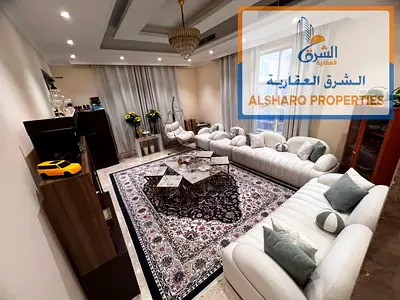 VIP Furnished 3-Storey Villa with 6 Master Bedrooms & Luxury Furniture in Al Zahia