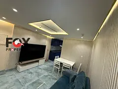 Fully Furnished Studio for Sale in Horizon Towers Ajman 630 Sq Ft Divided into 2 Bedrooms Hall Furni