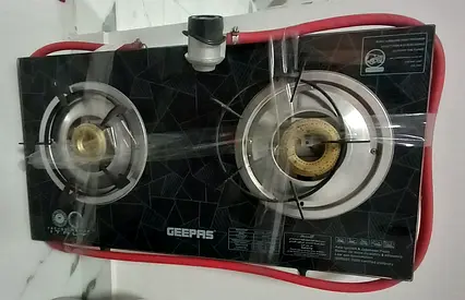 Glass top cooking stove and LPG Cylinder