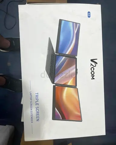 V2COM S2 14" Portable Triple Screen Laptop Monitor Extender (1080P IPS)