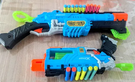 Duel blaster set (Xshot brand)