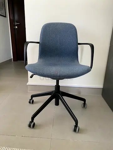 IKEA LÅNGFJÄLL Office Chair – Blue / Black