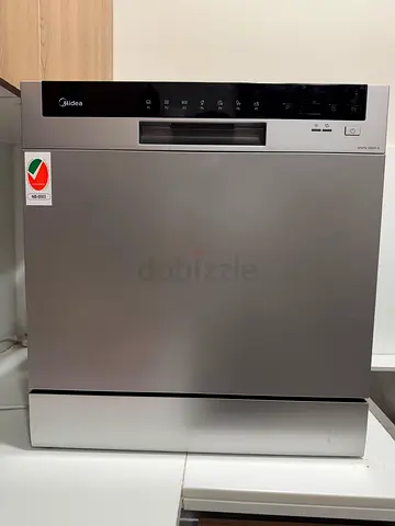 Midea Free-standing Dishwasher - Stainless Steel, Good Condition
