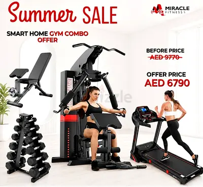 Miracle Fitness All in One Smart Home Gym Machine Combo
