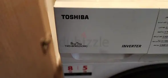Toshiba 8kg Front Load Inverter Washing Machine (8kg/5kg) - Good Condition