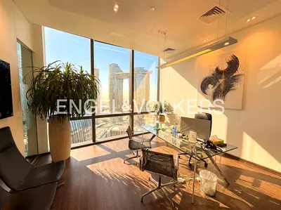High Floor | Full Burj Khalifa View| Prime Office