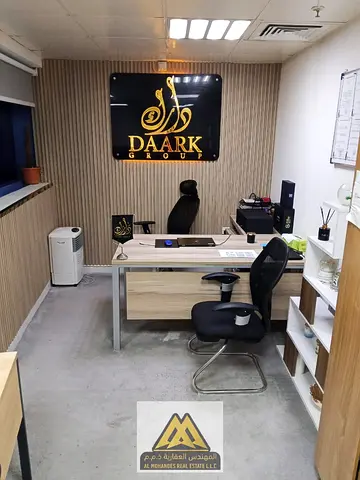 🏢 Fully Furnished Office for Rent – Falcon Towers | Al Rashidiya 2, Ajman ✨ Spacious office in a