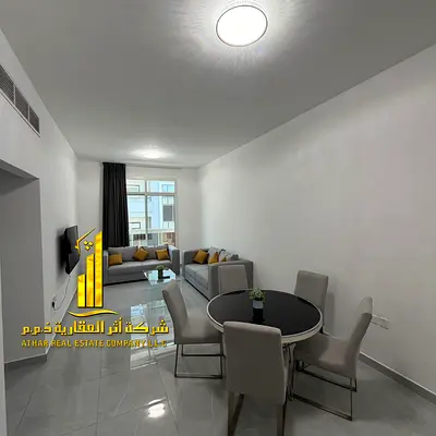 Luxurious and elegant two-bedroom apartment with a living room, fully furnished with brand new, high-end furniture in a very prime location.