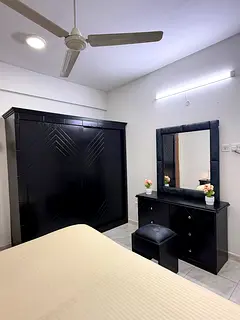 Master bedroom with attached bathroom and Balcony