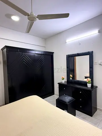 Master bedroom with attached bathroom and Balcony