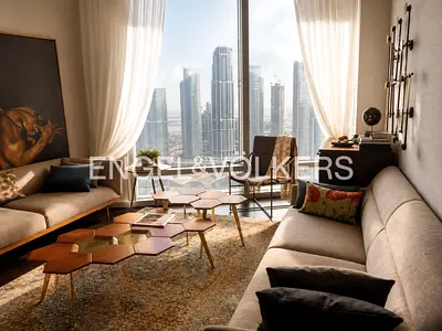 High-Floor 1BR | Burj Khalifa | Fountain View