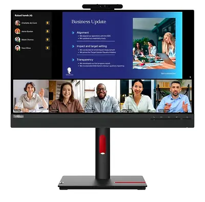 Lenovo ThinkVision T24v-30 24" Monitor with Built-in Webcam - Brand New Sealed