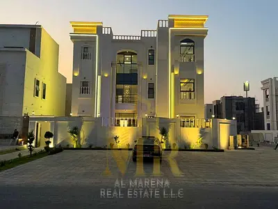 Luxury villa for sale in Al Zahia – Ajman | 6 bedrooms | Swimming pool | Landscaping | Includes registration and ownership fees