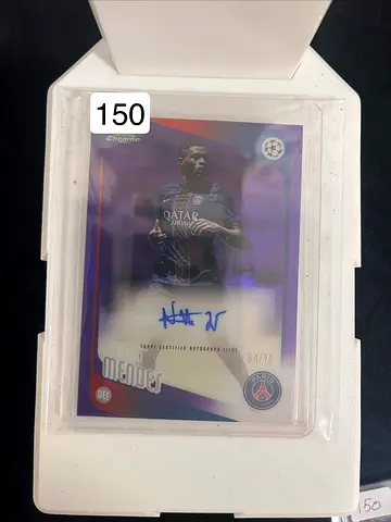 Nuno Mendes auto /75 Topps chrome