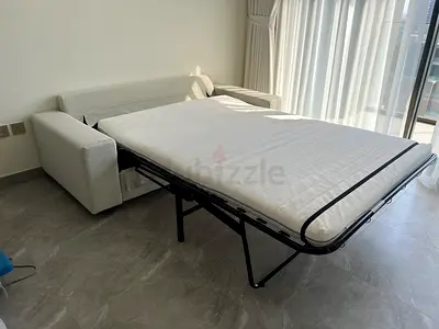 IKEA vimle Two Seater Sofa Bed Beige Excellent condition