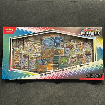 Lucario Ex and Tyranitar Ex premium collection