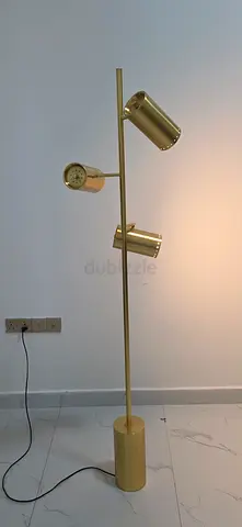 Modern Brass 3-Head Tree Floor Lamp | Excellent Condition