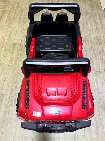 Red Kids Electric Ride-On Jeep - 2-Seater, Good Condition
