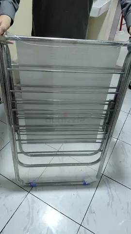 Stainless Steel Overdoor Towel / Clothes Drying Rack - Foldable