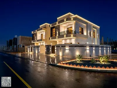 Luxury villa for rent in Al-Haliyo – Corner of two streets | Two floors and a roof | 5 bedrooms