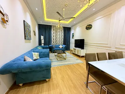 1BHK for monthly rent | Ajman One Tower - Al Rashidiya | Includes bills and internet ✅ The apartment is fully furnished with Elegant furniture
