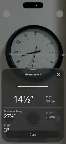 Simple Black Wall Clock - Quartz, 30cm