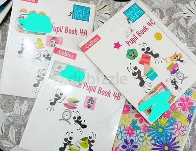 Collins Busy Ant Maths Pupil Books 4B & 4C (set) - gently used
