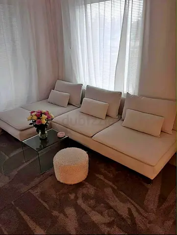 Brand new condition IKEA sodhram Lsahpe sofa  beige color