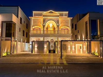 Own your dream home in Al-Aliya | Luxurious villa with elevator, elegant design, two floors and a roof, price includes electricity, water, and air con