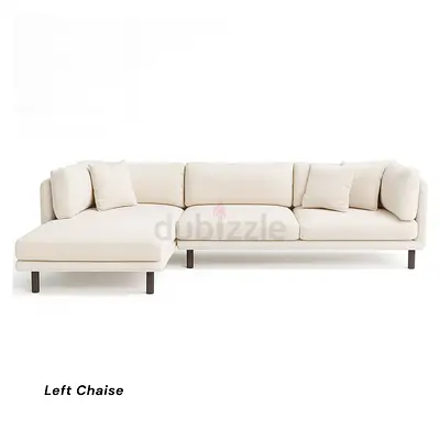 Brand New Premium Living Room Sofa with Extra Comfortable Cushions, Wide Seats and Sophisticated Mod