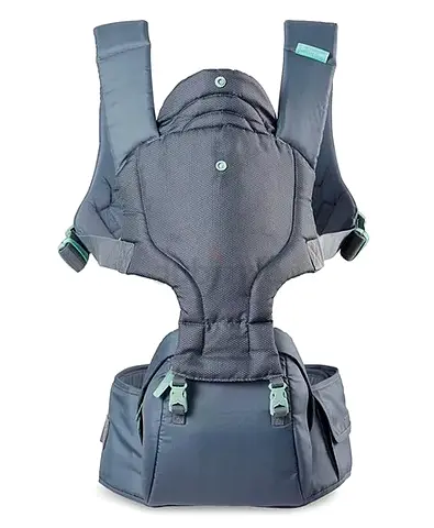 Infantino Ergonomic Baby Carrier with Hip Seat - Grey, Good Condition