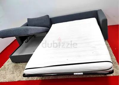 Grey Sectional Sofa Bed with Under Seat Storage vimle
