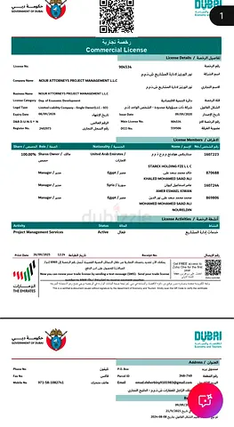 6 Year Mainland License + Bank Account + No transactions on license.