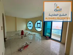 Annual Rent Ajman Corniche 3BR 4 Bath Sea View Maid's Laundry Central AC 53k 4/6 Payments