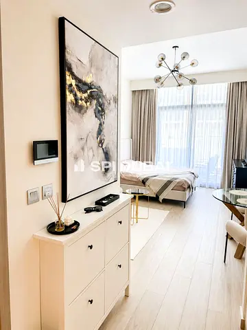 Furnished Studio | Azizi Riviera 17 | Balcony View