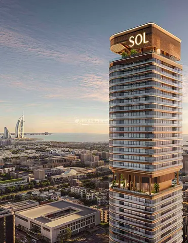 Prime 3-Bed Apartment | Sol Luxe | SZR Dubai | 1720.61 Sq. Ft. | 50% Mortgage Available