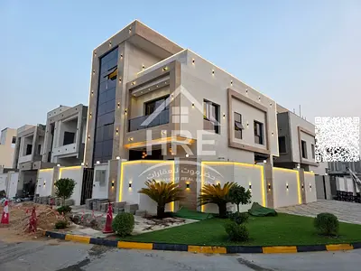 Modern Corner Villa with a Pool and Rooftop
