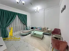 Luxury apartment, second occupancy. One bedroom, living room, and balcony with an open view. Ajman, 