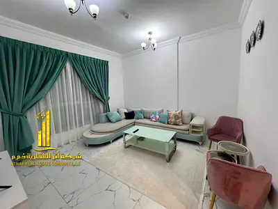 شقه فاخره ثاني ساكن.غرفه وصاله مع بلكونه باطلاله مفتوحه.عجمان برج الواحه. للإيجار الشهري.✨الإيجار يشمل الفواتير والإنترنت وموقف